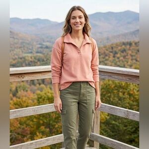 L.L. Bean Soft Coral Pullover